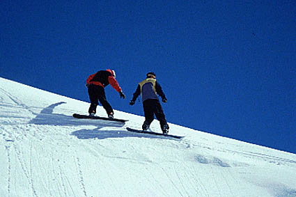 snowboarding